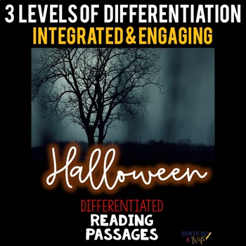 Preview of Halloween Differentiated Reading Passages