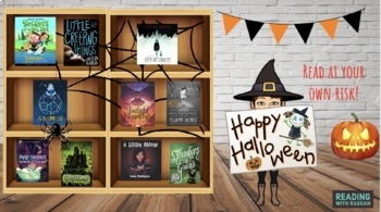 Preview of Halloween Digital Bookshelf
