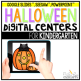 Halloween Digital Centers for Kindergarten Digital Distanc