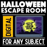 Halloween Digital Escape Room Activity 