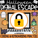Halloween Digital Escape Room Keyboarding & Coding (Includ