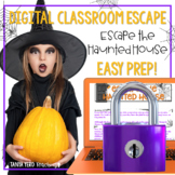 Halloween Activities Digital Escape Room Math Game Fun Grades 4-6