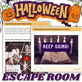 Halloween Digital Escape Room - Middle / High School - No prep