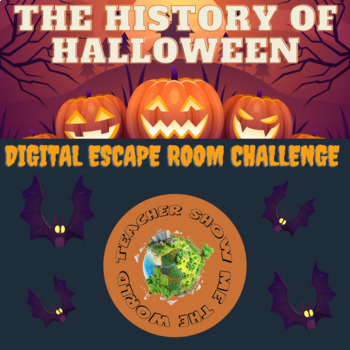 Preview of Halloween Digital Escape Room | The Real History of Halloween