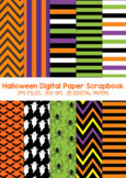 Halloween Digital Paper Scrapbook