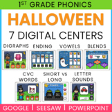 1st Grade Halloween Digital Phonics Centers | Seesaw | Goo