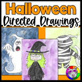 Halloween Directed Drawing, Activity & Worksheets