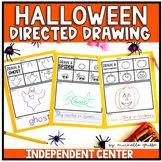 Halloween Directed Drawing Craft Center Printable Class Party