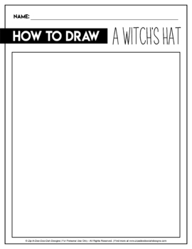 Halloween Directed Drawing / Learn To Draw Activity Sheets