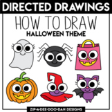 Halloween Directed Drawing / Learn To Draw Activity Sheets