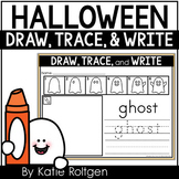 Halloween Directed Drawing Pages for Kindergarten - Draw, 