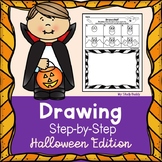 Halloween Directed Drawings with Writing Option (1st Grade