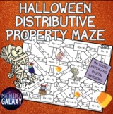 Halloween Distributive Property Digital Activity - Maze