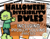Halloween Divisibility Rules + Problem Solving (Grades 4-5)