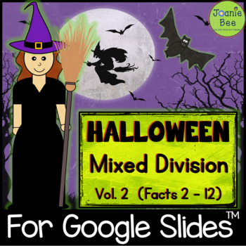 Preview of Halloween Division Digital Activities, Vol 2 (Google & PowerPoint)