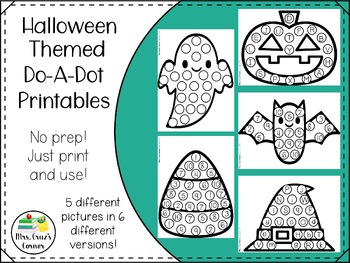 Halloween Dot Markers Activity for Kids Graphic by AzYou