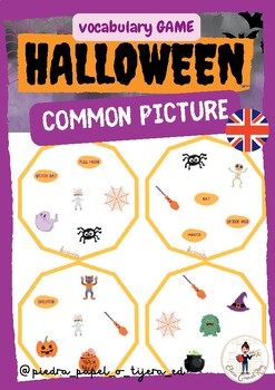 Preview of Halloween Dobble!! Vocabulary game