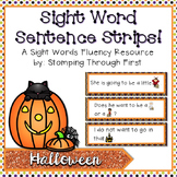Sight Word Sentence Strips: Halloween Set