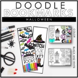 Halloween Doodle Bookmarks | Classroom Management | Early 