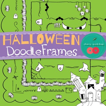 Preview of Halloween Borders - Doodles