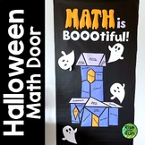 Halloween Door for Math Classroom with Polygon Haunted House