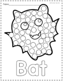 Halloween Dot Markers Coloring Pages