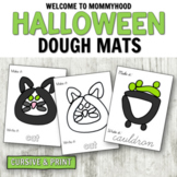 Halloween Dough Mats for Fine Motor Centers