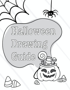 Preview of Halloween Drawing Guide