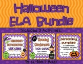 Halloween ELA Bundle: Homophones, Sentence Types, Creative