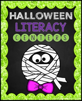 Preview of Halloween ELA Centers Contractions Plural Nouns Synonyms Shades of Meaning Oct