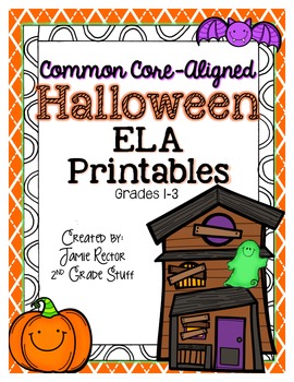 Preview of Halloween ELA Printables | Aligned to Common Core Standards