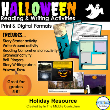 Preview of Halloween ELA Resource