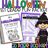 Halloween Early Finisher Fun Packet | 1st Grade | Puzzles & Games