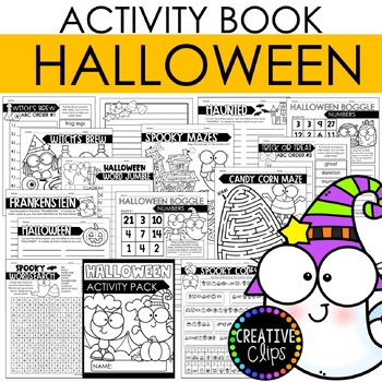 Preview of Halloween Early Finisher Pages: Halloween Word search, Mystery Code, Math