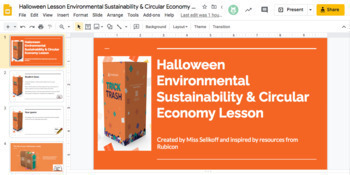 Preview of Halloween ***Editable Student Workbook featuring: financial lit & STEM challenge