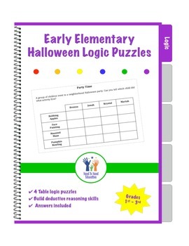 Preview of Halloween Elementary Logic Puzzles