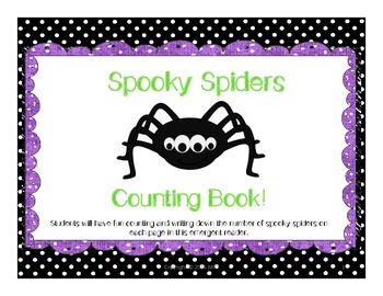 Preview of Halloween Counting/Emergent Reader