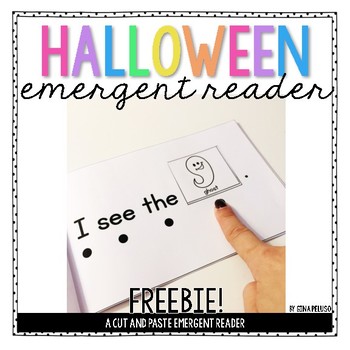 Preview of Halloween Emergent Reader Freebie