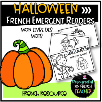 Preview of Halloween Emergent Reader/ French Immersion/ Core French / Français de base
