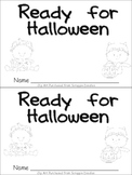 Halloween Emergent Reader Kindergarten- Ready for Halloween