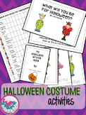 Halloween Emergent Reader with Graphing and Writing Activities