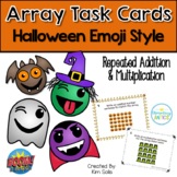 Halloween Array Task Cards - Print & Digital Boom Cards | 