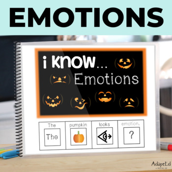 Preview of Halloween Adapted Book Emotions
