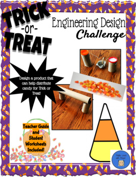 Preview of Halloween Engineering Design Challenge Trick - or - Treat Hack Middle Level