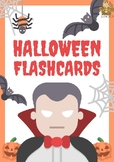 Halloween English Vocabulary Flashcards| Pre-k to 1st grade