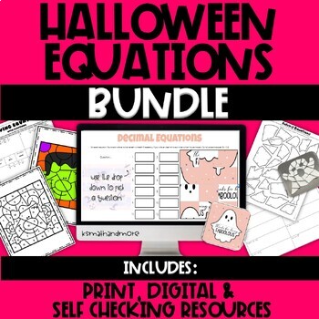 Preview of Halloween Equations Bundle