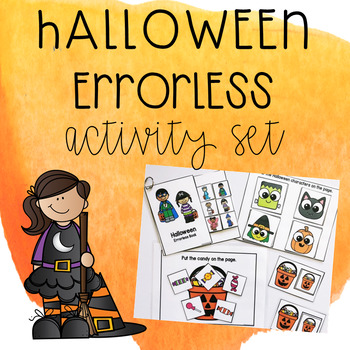 Halloween Errorless Activity Set by Special Achievers | TpT