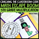 Halloween Escape Room 5th Grade Math Review Game and Activity 