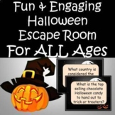 Halloween Escape Room Activity Scavenger Hunt Digital Goog