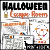 Halloween Escape Room Activity